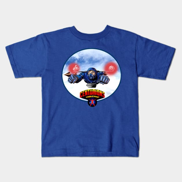 1980's Centurions PowerXtreme Ace McCloud Kids T-Shirt by jhunt5440